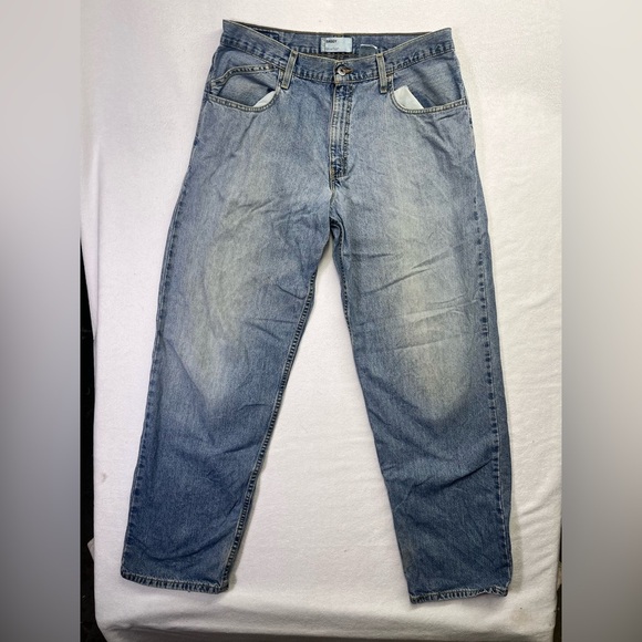 Levi’s SilverTab Baggy Y2K 90s Jeans Mens 34/32 Faded Denim Vintage 2000s 1735 - Picture 1 of 8